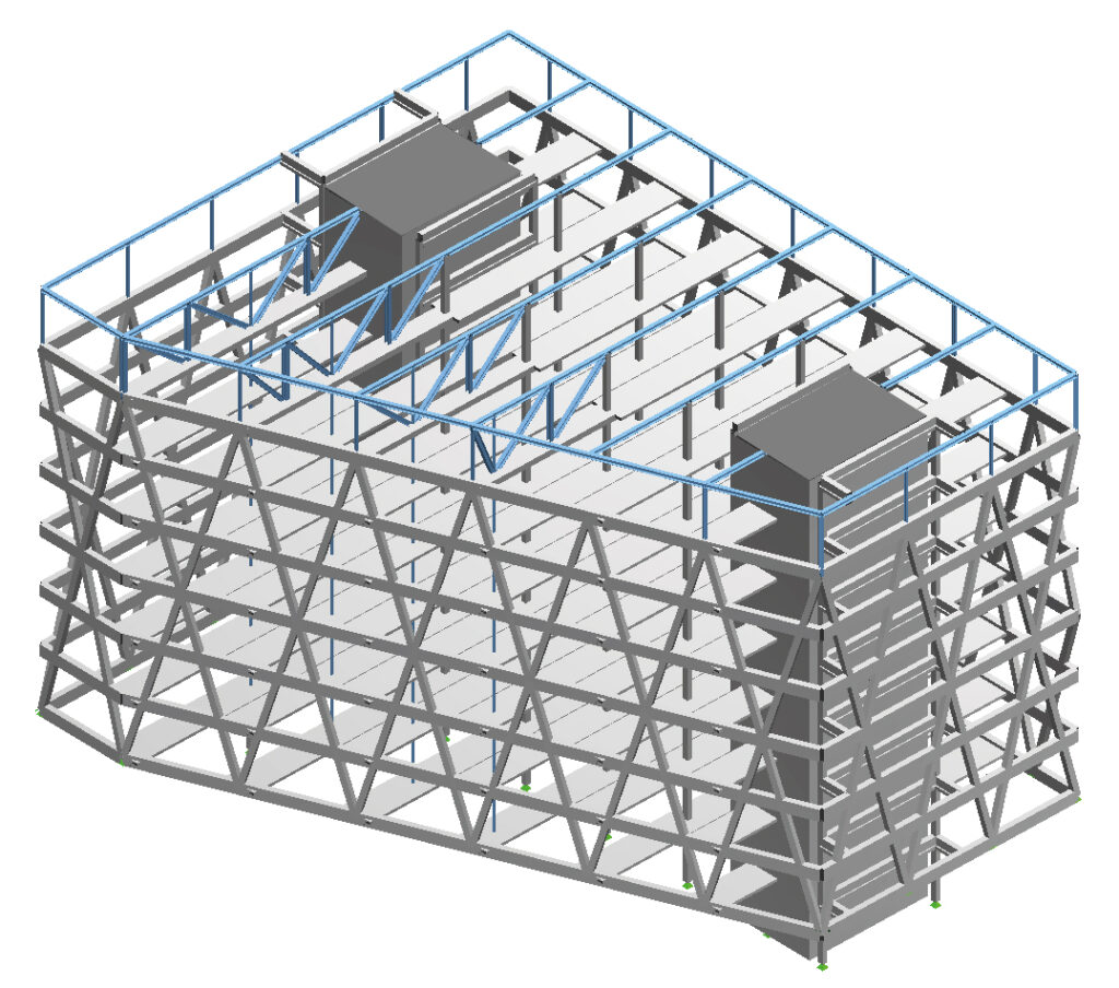 3D Structural Model of a Support Structure